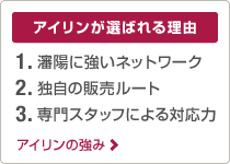 アイリンが選ばれる理由